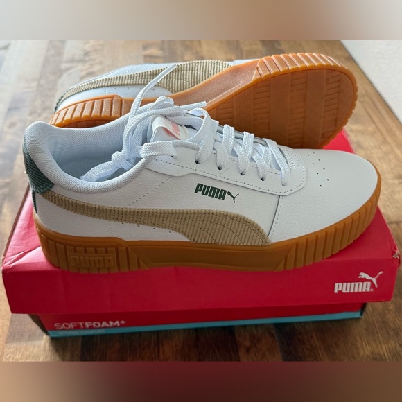 Puma Shoes - PUMA Women’s White Sneakers with Gum Sole – SoftFoam+ Comfort
